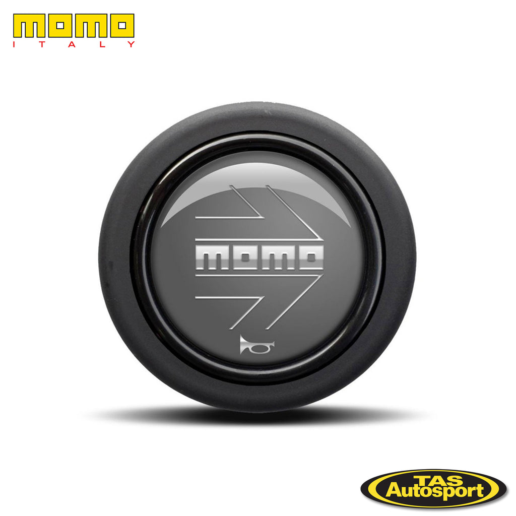 MOMO Black Edition Flat Lip 2P Horn Button - Retro Autotek MOMO Black Edition Flat Lip 2P Horn Button - Retro Autotek