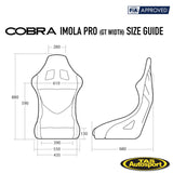 Cobra Imola GT Width Pro-Fit Fibreglass Race Seat