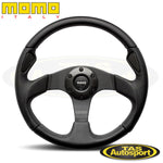 MOMO Jet 350mm Leather Steering Wheel