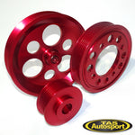 Lightweight 3 piece Pulley Kit for Toyota 2JZ 1JZ
