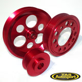 Lightweight 3 piece Pulley Kit for Toyota 2JZ 1JZ