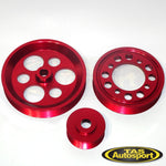 Lightweight 3 piece Pulley Kit for Toyota 2JZ 1JZ