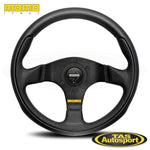 MOMO Team 280mm Leather Steering Wheel