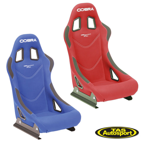 Cobra Monaco Pro Red or Blue Car Racing Seat
