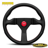 Momo Montecarlo Red Stitching 320mm