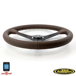 Nardi ND Classic Perforated Leather Brown Stitching 360mm Steering wheel