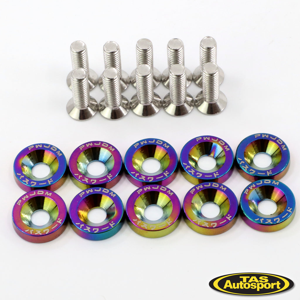 PASSWORD JDM Fender WashersNEO CHROME – Tas Autosport