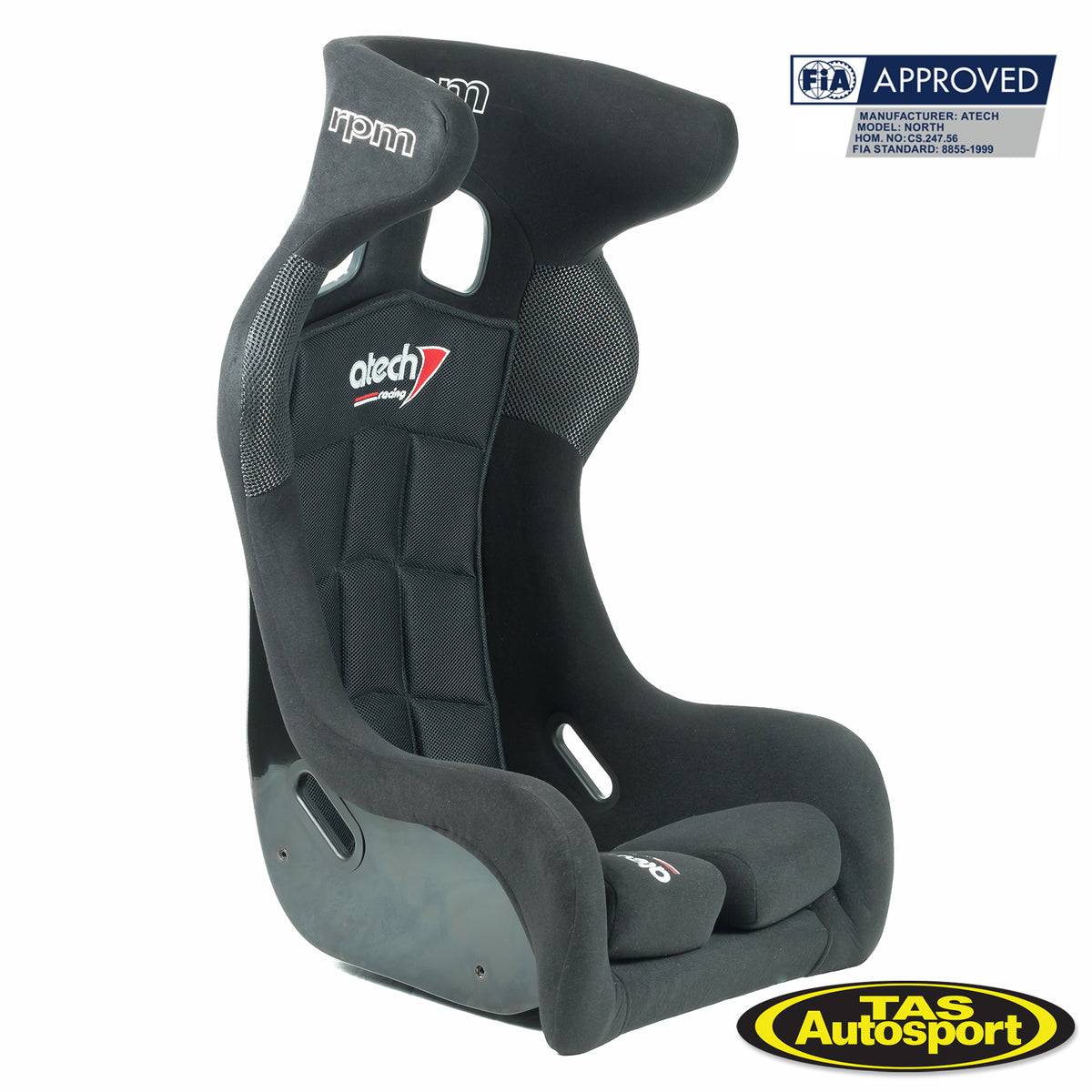 RPM ATECH EXTREME S2 SEAT BLACK – Tas Autosport