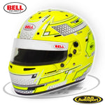 BELL RS7-K STAMINA YELLOW Kart Helmet