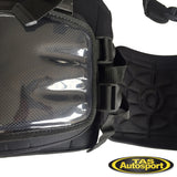 Go Kart Chest Protector Carbon Kevlar Fiber Rib Vest - Medium