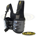 Go Kart Chest Protector Carbon Kevlar Fiber Rib Vest - Medium