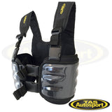 Go Kart Chest Protector Carbon Kevlar Fiber Rib Vest - Medium