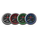 Fuel Level Gauge 52mm Black Muscle Series