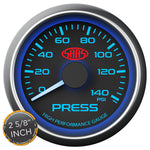 Oil Press Gauge 0-140psi 2 5/8 inch Black Muscle Series