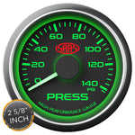 Oil Press Gauge 0-140psi 2 5/8 inch Black Muscle Series