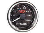 Oil Press Gauge 0-140psi 52mm Black Muscle Series