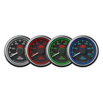 Oil Temp Gauge 50°-150° 52mm Black Muscle Series