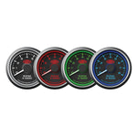 Tachometer 0-8K 52mm Black Muscle Series