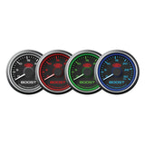 Boost Gauge Diesel 0-30 psi 52mm Black Muscle Series