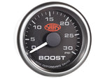 Boost Gauge Diesel 0-30 psi 52mm Black Muscle Series
