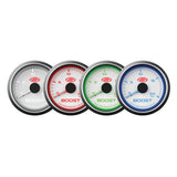 Boost Gauge Diesel 0-20 psi 52mm White Muscle Series