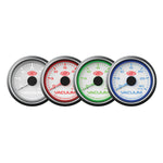 Vacuum Gauge 0-30inHg 52mm White Muscle Series