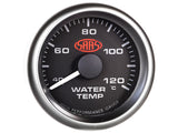 Water Temp Gauge 40°-120° 52mm Black Muscle Series