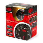 Exhaust Temp Gauge 0°-900° 52mm Black Street Series