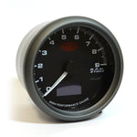 Tachometer 0-9K Shiftlite 3 1/2" 89mm In Dash Black Muscle Series