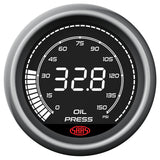Oil Pressure Gauge 0-150 psi 52mm Muscle Digital Series