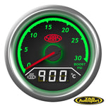 DUAL GAUGE BOOST 0-30 PSI/EXHAUST TEMP 0°-900° ANALOGUE/DIGITAL TRAX SERIES