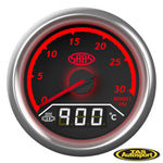 DUAL GAUGE BOOST 0-30 PSI/EXHAUST TEMP 0°-900° ANALOGUE/DIGITAL TRAX SERIES