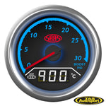 DUAL GAUGE BOOST 0-30 PSI/EXHAUST TEMP 0°-900° ANALOGUE/DIGITAL TRAX SERIES