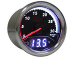 Dual Gauge Boost 0-30 Psi/Volt 8v-18v Analogue/Digital Trax Series