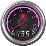 Dual Gauge Boost 0-30 Psi/Volt 8v-18v Analogue/Digital Trax Series