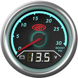 Dual Gauge Boost 0-30 Psi/Volt 8v-18v Analogue/Digital Trax Series