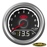 DUAL GAUGE EXHAUST TEMP 0°-900°/VOLT 8V-18V ANALOGUE/DIGITAL TRAX SERIES