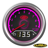 DUAL GAUGE EXHAUST TEMP 0°-900°/VOLT 8V-18V ANALOGUE/DIGITAL TRAX SERIES