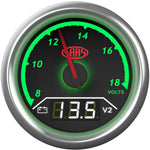 Dual Gauge Volt 8v-18v/Volt 8v-18v Analogue/Digital Trax Series