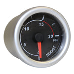 Boost Gauge Diesel 0-20 psi 52mm Black Autoline