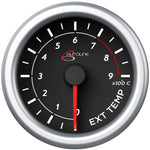 Exhaust Temp Gauge 0°-900° 52mm Black Autoline