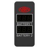 Dual Volt Digital Switch Gauge 8v-18v Carling 49 x 24