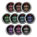 Dual Digital Gauge Oil Press140 Psi/Water Temp 40°-120° Trax