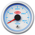 SAAS Oil Temperature Gauge 52mm - White Muscle Series II