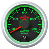 Water Temp Gauge 40°-120° 52mm Black Muscle Series 2