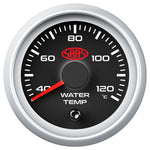 Water Temp Gauge 40°-120° 52mm Black Muscle Series 2