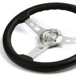 Steering Wheel Leather 14" ADR Retro Satin Spoke