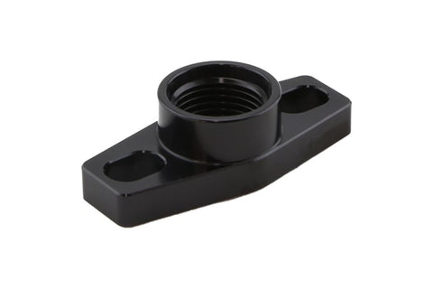 Billet Turbo Drain adapter with Silicon O-ring. 38 - 44mm slotted hole centre - small frame universal fit.