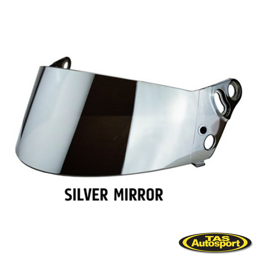 Silver mirror best sale visor