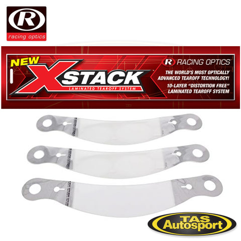 Racing Optics X/STACK T/O - BANANA 11 1/2" CLEAR Helmet Visor Tear Offs 10208C